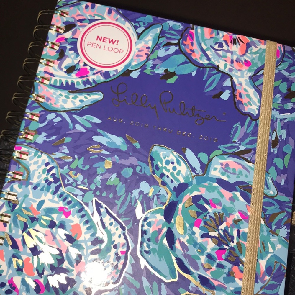 Unused 2018-19 Lilly Pulitzer planner